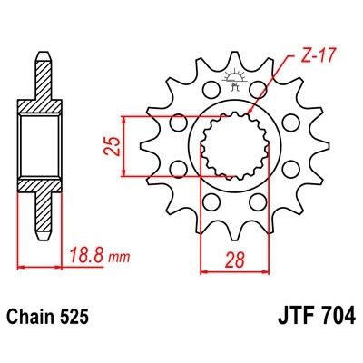 Kolečko JT JTF 704