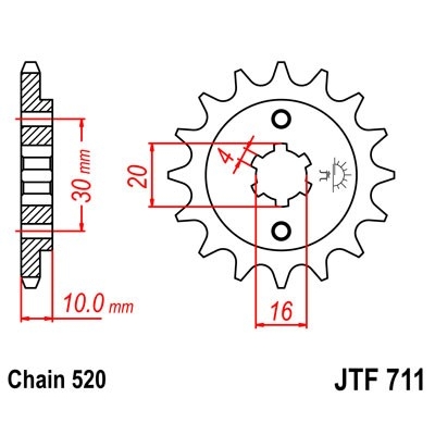Kolečko JT JTF 711