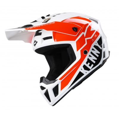 Prilba KENNY Performance 24 White Red