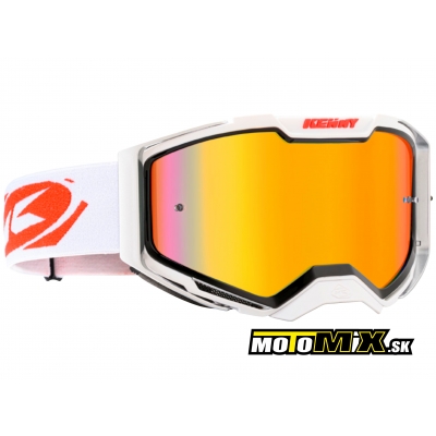 Okuliare KENNY VENTURY PHASE 2 White - Silver 20-23 zrkadlové