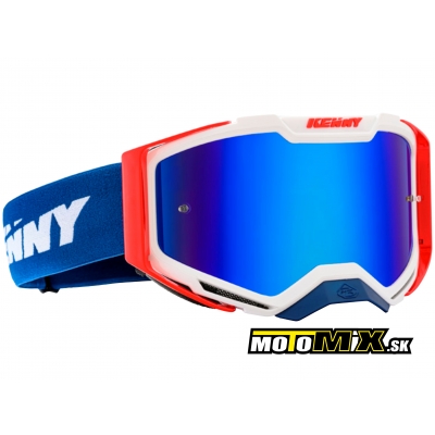 Okuliare KENNY VENTURY PHASE 1 Navy - White 20-23 zrkadlové