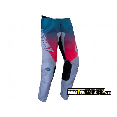 Nohavice KENNY TRACK FOCUS Grey - Blue 22