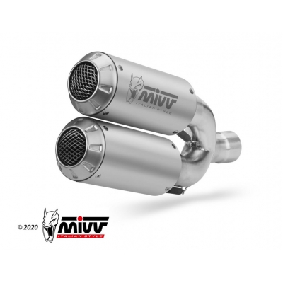 2 koncovky výfuku MIVV MK3 D.043.SM3X nerez