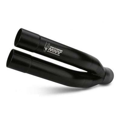 Koncovka výfuku MIVV DOUBLE GUN S.037.SDGB Oceľovo čierna