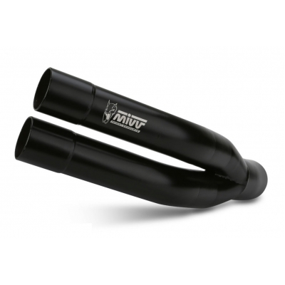 Koncovka výfuku MIVV DOUBLE GUN Y.055.LDGB Oceľovo čierna