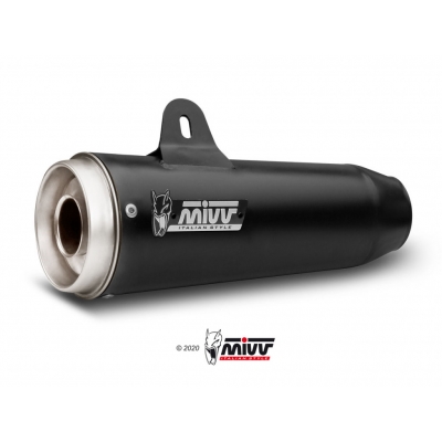 Koncovka výfuku MIVV GHIBLI S.056.LGB čierna nerezová oceľ