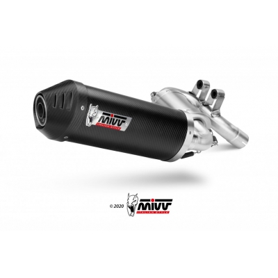 Koncovka výfuku MIVV OVAL B.037.LEC Karbón / Karbónové viečko