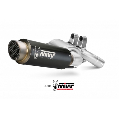 Koncovka výfuku MIVV GPpro B.038.LXBP čierna nerezová oceľ
