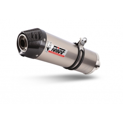 Koncovka výfuku MIVV OVAL KT.024.L4C Titán/karbónová koncovka