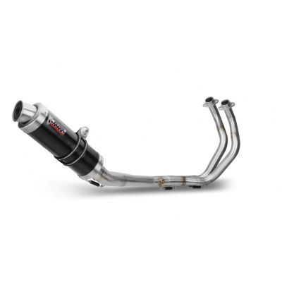 Výfuk kompletný 2x1 MIVV GP Y.045.LXB čierna oceľ d105