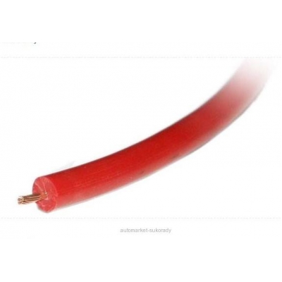 Vysokonapäťový sviečkový kábel - červený 1m