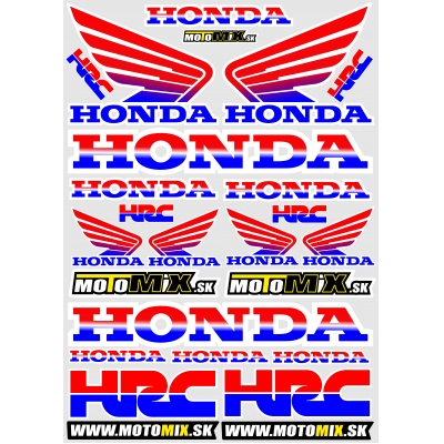 Nálepky Honda 3clor A3