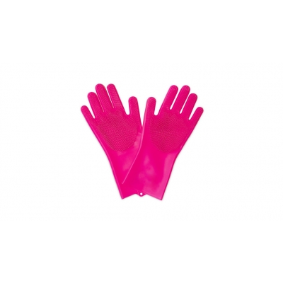 Gumové rukavice na čistenie MUC-OFF 20404 ružová S