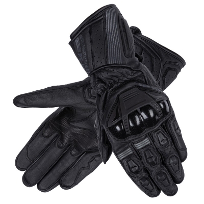 Kožené rukavice Ozone RS600 Black/Gey