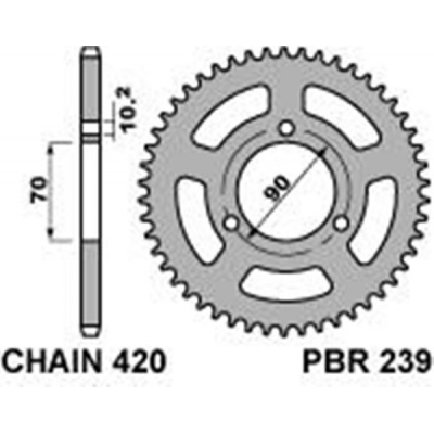 Rozeta PBR 239 42-50z.