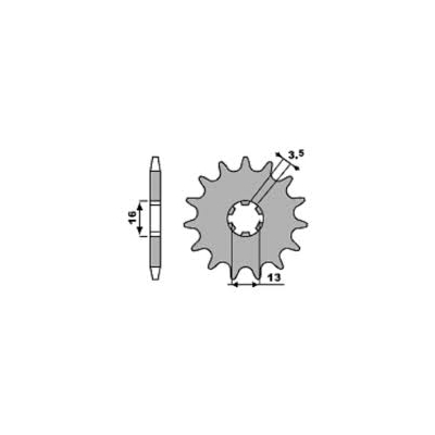 Kolečko PBR 415 11-13z.