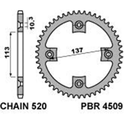 Rozeta PBR 4509 36z.