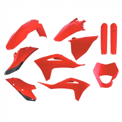 Sada plastov POLISPORT MX/enduro červená