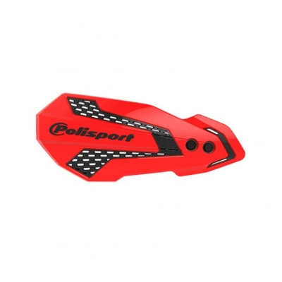 Chránič páčiek POLISPORT MX FLOW 8308200021 s montážnym systémom červeno CR04/ čierna