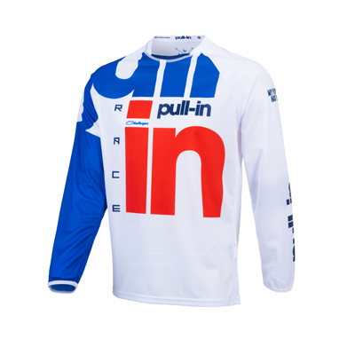 Detský dres PULL IN Challenger 2021,bielo-červený
