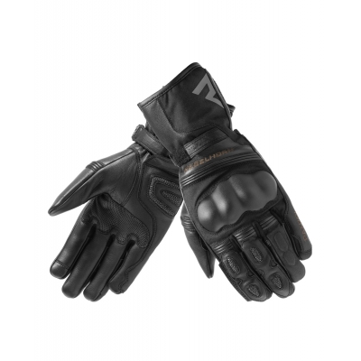 Kožené rukavice Rebelhorn Patrol, dlhé- čierne