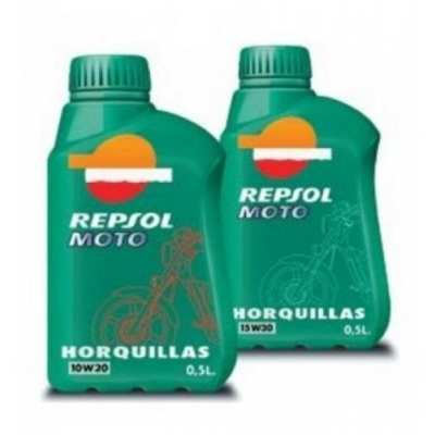 OLEJ DO TLMIČOV- Repsol Moto Horquillas 10W20 a 15W30 500ml, do motorky