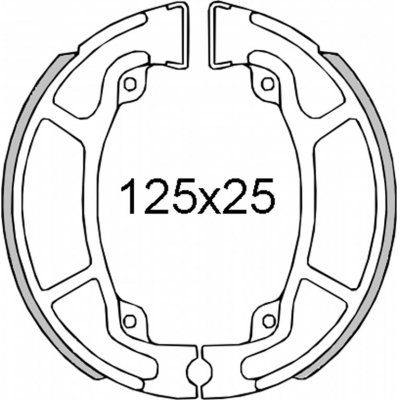 Brzdové čeľuste RMS 225120471