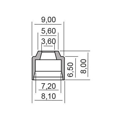 Gufero RMS 100669320 valve stem