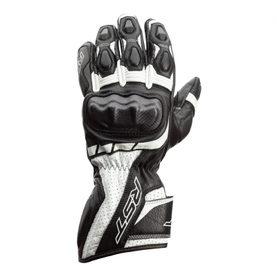 Kožené rukavice RST 2391 Axis CE BLACK/WHITE