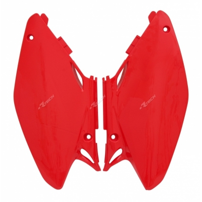 Zadné tabuľky červena