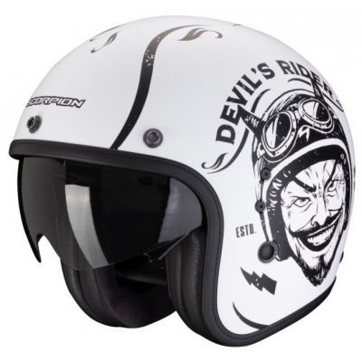 Prilba Scorpion BELFAST EVO Romeo 2024 Matt White Black