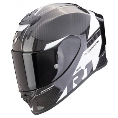 Prilba SCORPION EXO-R1 EVO Carbon Air Rally 2024 Black White