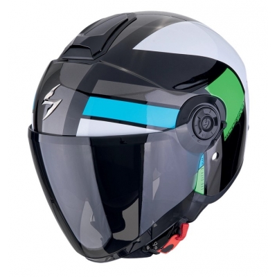 Prilba SCORPION EXO-CITY II Blur 2025 Black White Green