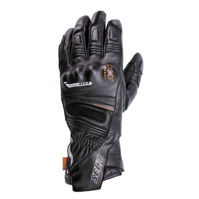 Kožené rukavice SECA Turismo III HTX Black