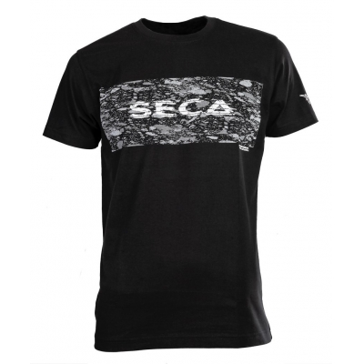 Pánske tričko SECA Dirt camo, čierne