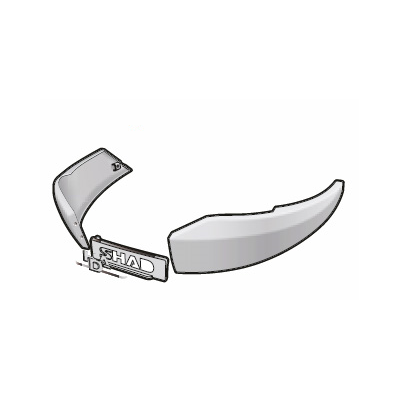 Side band SHAD D1B482EMR titánová  farba pre SH48