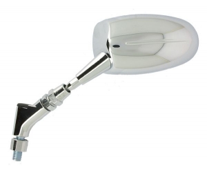 Spätné zrkadlo UNI M10, chrómové