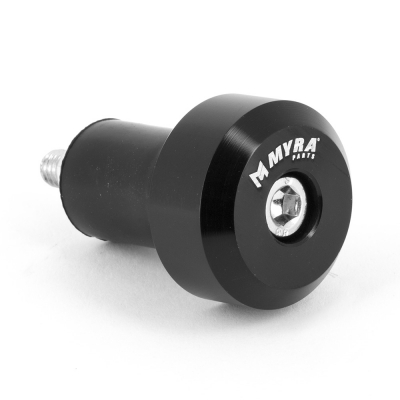 Koncovky riadítok MYRA 17mm čierna EMBOU90