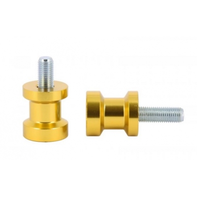 Padáky / úchyty stojanu pod zadnú kyvku M10x1,25, 27/31mm zlatá farba