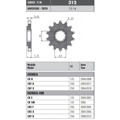 Kolečko Sunstar 312 14z.