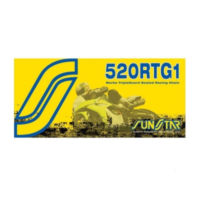 Reťaz SUNSTAR 520RTG1 126čl zlatá