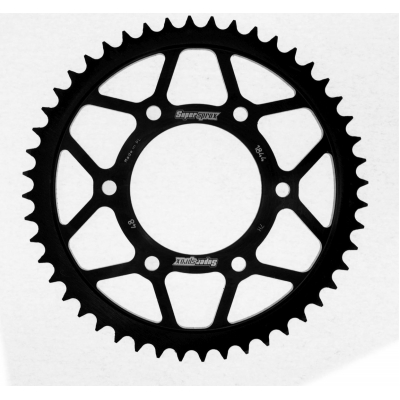 Reťazová rozeta SUPERSPROX RFE-1844:48-BLK čierna 48 zubov,428
