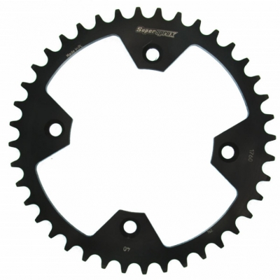 Reťazová rozeta SUPERSPROX RFE-1760:40-BLK čierna 40 zubov,520