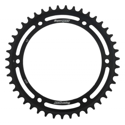 Reťazová rozeta SUPERSPROX RFE-2011:43-BLK čierna 43 zubov,530