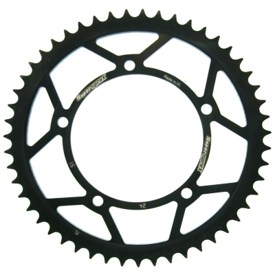 Reťazová rozeta SUPERSPROX RFE-24:51-BLK čierna 51 zubov,420