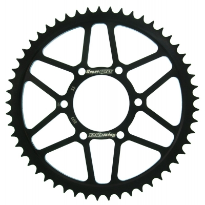 Reťazová rozeta SUPERSPROX RFE-809:53-BLK čierna 53 zubov,428