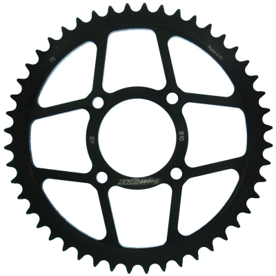 Reťazová rozeta SUPERSPROX RFE-810:48-BLK čierna 48 zubov,428