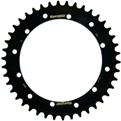 Reťazová rozeta SUPERSPROX RFE-853:42-BLK čierna 42 zubov,520