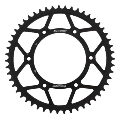 Reťazová rozeta SUPERSPROX RFE-990:51-BLK čierna 51 zubov,520