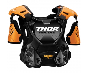 Chránič hrude Thor Guardian  čierno-oranžový, na motorku
